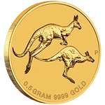 2018 AU Mini Roo 0.5G 99.99 Gold Bullion Coin With