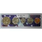 2004-5 Coin Birth Year Set In American Flag Holder