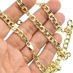 10K YELLOW Gold HOLLOW ITALY CUBAN Chain - 24 In-3