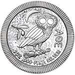 2017 NU 1 Oz Silver Athenian Owl Stackable Coin 2