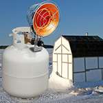 Tank Top Propane Heater - Single Burner, 15,000-3