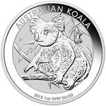 2018 AU Australia Silver Koala 1 Oz 1 Brilliant Un