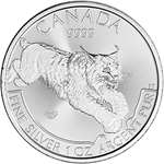 2017 CA Canada Silver Lynx 1 Oz 5 Brilliant Uncirc