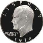 1978 S Gem Proof Eisenhower Dollar US Coin Ike