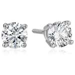 IGI Certified 18K Gold Lab Diamond Stud Earrings (