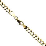 14K Yellow Gold Cuban Link Chain 24 And Long 4MM W