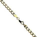 10K YELLOW Gold HOLLOW ITALY CUBAN Chain - 24 Inch