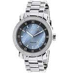 Mens Diamond Watch 0.12Ct Blue MOP