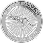 2018 AU Australia Silver Kangaroo 1 Oz 1 Brilliant