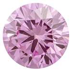 1.11 Ct. | Round | Crocus Pink Color | SI1 Clarity