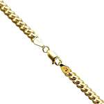 14K YELLOW Gold SOLID ITALY CUBAN Chain - 24 Inche