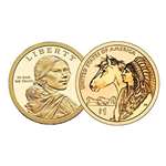 2012 P, D Native American Sacagawea By Golden Doll