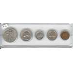 1946 BIRTH YEAR COIN SET, 5 COINS TOTAL, SILVER HA