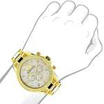 Liberty Mens Diamond Watch For Sale 0.2Ct Yellow-3