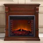 Full Size Electric Fireplace - Remote Control, Aub