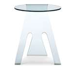 Journey Side Table In Glass Finish, Clear-3