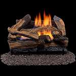 Vent Free Dual Fuel Gas Log Set - 18 In. Split Red