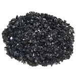 1/4 Inch Premium Reflective Black Fire Glass - 1-3