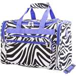 Purple Zebra Duffle Bag 16-Inch-3