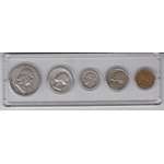 1951 Birth Year Coin Set 5 Coins-Silver Half Dolla