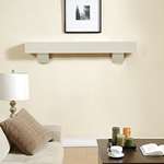 60-Inch Fireplace Shelf Mantel With Corbel Option