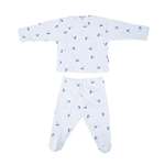 Bahar Bebe Turkish Cotton Sailboat Print Footie Pa