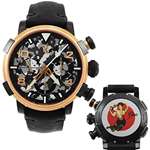 Pinup DNA Red Gold WWII Gina Fan Chronograph Autom