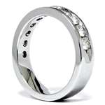 1Ct Lab Grown Diamond Wedding Ring 14K White Gol-3