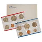 1980 United States Mint Uncirculated Coin Set In O