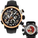 Pinup DNA Red Gold WWII Lily Card Chronograph Auto