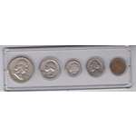 1956 Birth Year Coin Set 5 Coins Half Dollar, Quar