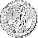 UK 2018 Great Britain Silver Britannia 1 Oz FIVE-3