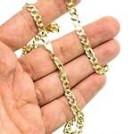 10K YELLOW Gold SOLID ITALY CUBAN Chain - 26 Inc-3