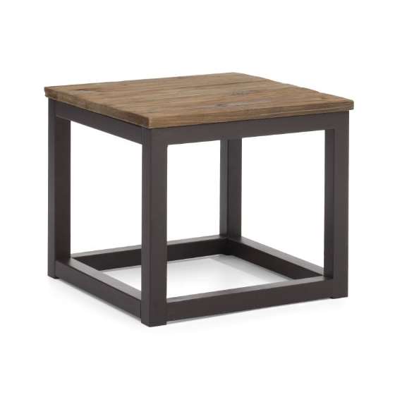 Zuo Modern Civic Center Side Table, Distressed Nat