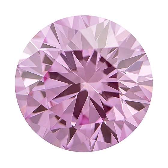 0.70 Ct. | Round | Crocus Pink Color | SI1 Clarity