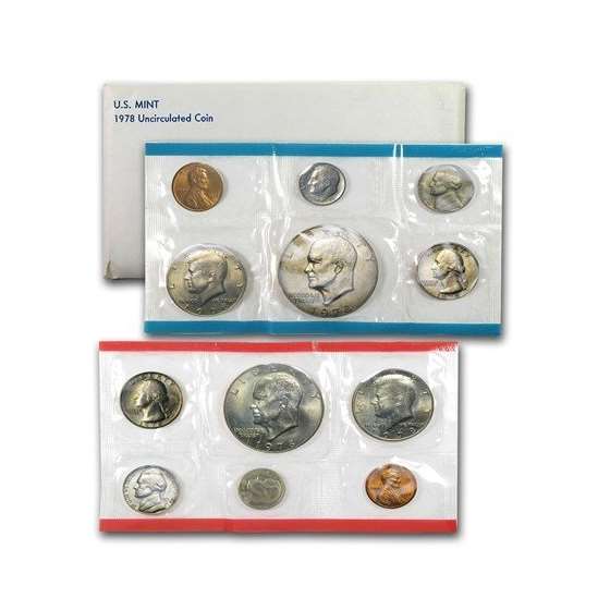 1978 US 12 Piece Mint Set In Original Packaging Fr
