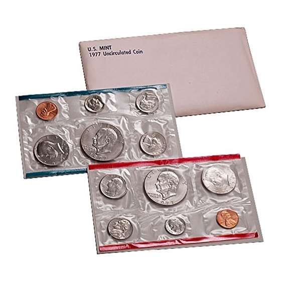 1977 U.S. Mint Set-12 Coin Set