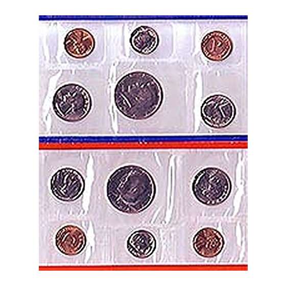 1985 Mint Set 10 Coins P D Mints Uncirculated
