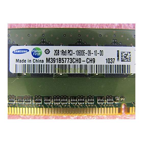 M391B5773CH0-CH9 2GB PC3-10600E DDR3 1333 ECC Un-3