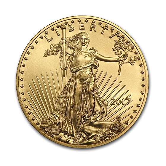 2017 1 Oz Gold American Eagle Coin BU 1 OZ Brillia