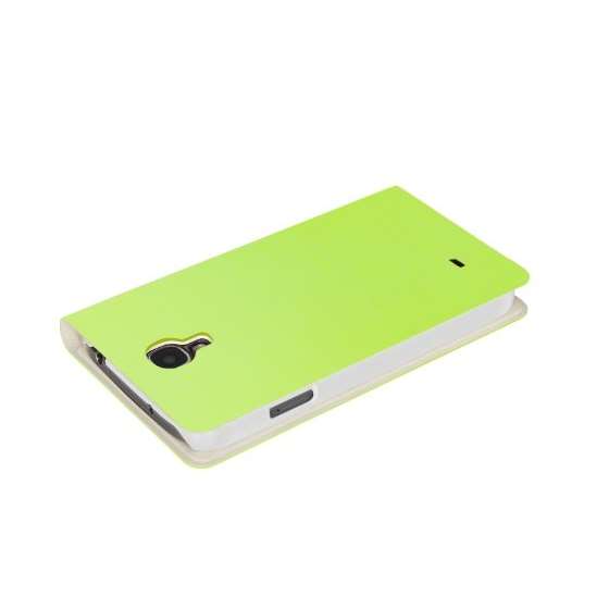 Brushed Lime Samsung Galaxy S4 View Flip Cover C-3