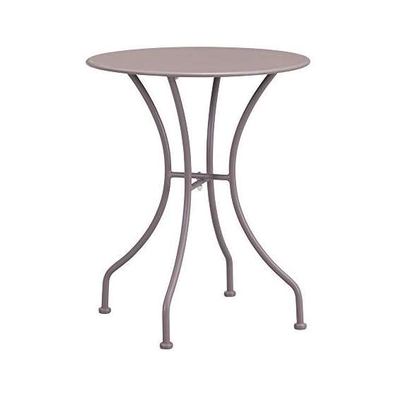 Oz Dining Round Table, Taupe