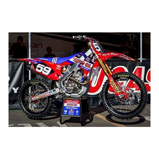 2002-2004 CRF 450 Troy Lee Designs Lucas Oil Graph