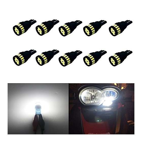 10Pcs Super Bright 360-Degree Shine 194 168 175 28