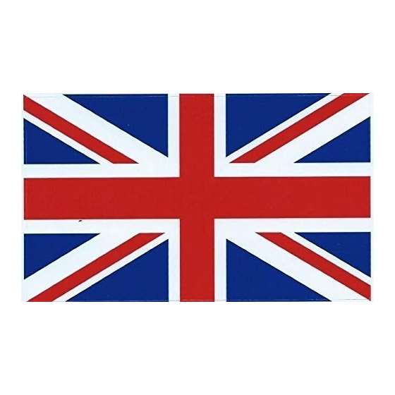 3 X 1.8 UK British Britain Flag Bumper Magnet Deca