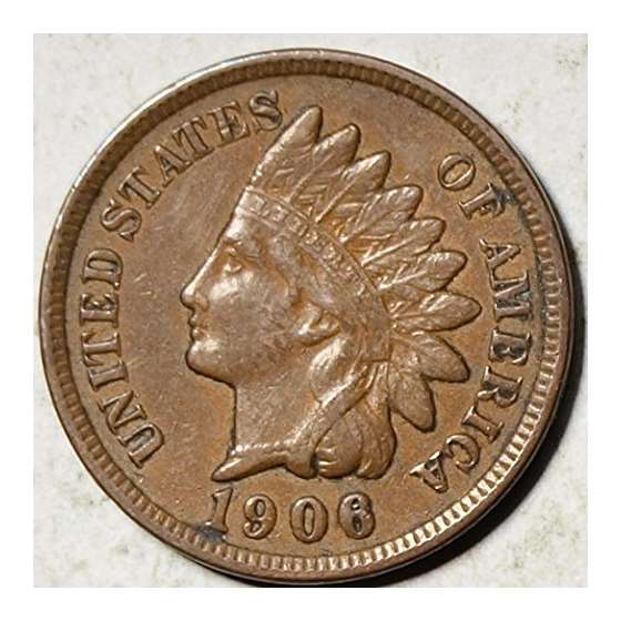 1906 U.S. Indian Head Cent Full LIBERTY Full Rim 1