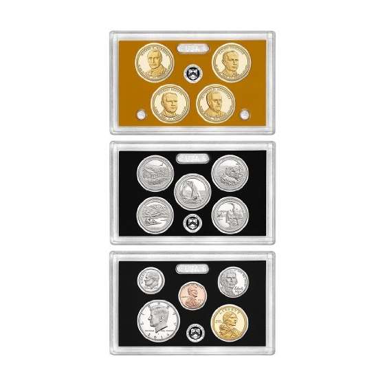 2014 S US Mint Silver Proof Set SW1-3
