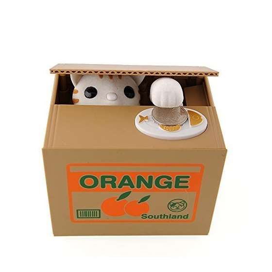 Itazura Coin Bank KITTY CAT-3