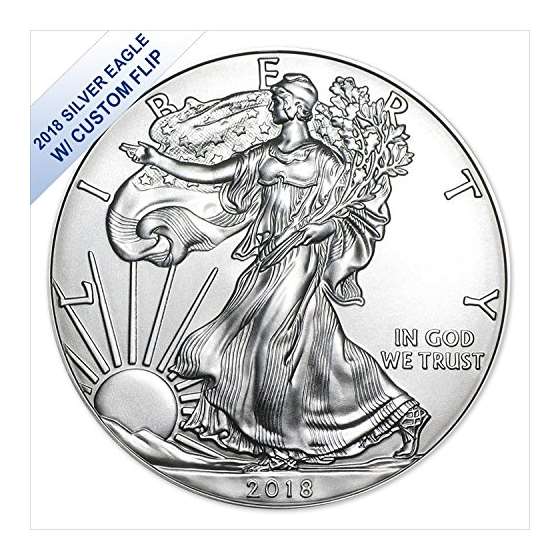 2018 No Mint Mark American Silver Eagle W By Custo