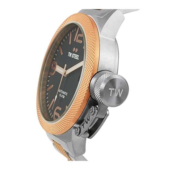 Canteen Bracelet Rose Gold Black Dial Automatic-3